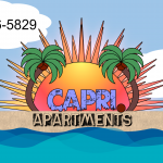 Capri Apartments Logo Concept 1.